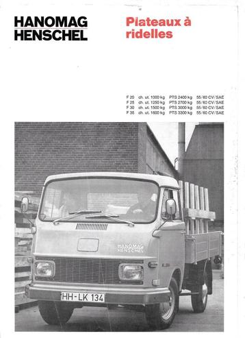 HANOMAG / HENSCHEL 1971 beschikbaar voor biedingen