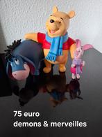 Disney beeld demons & merveilles winnie knorretje eeyore, Ophalen, Mickey Mouse, Gebruikt, Beeldje of Figuurtje