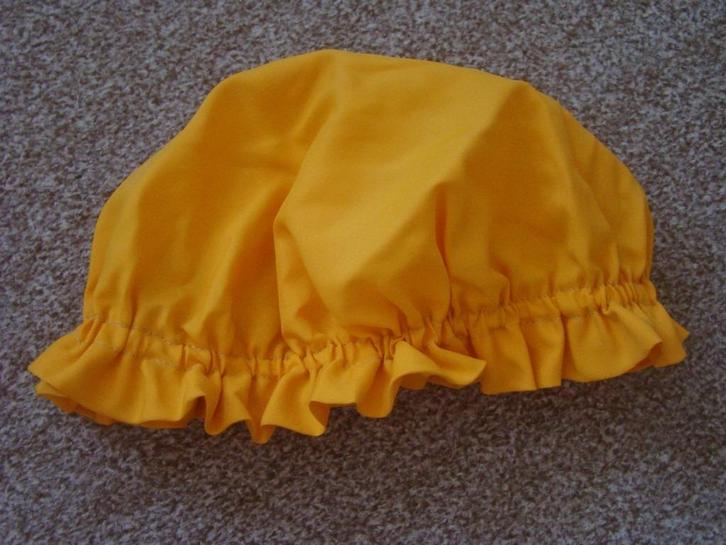 2 gele mutsen model slaapmuts  / voor verkleedfeest, Hobby en Vrije tijd, Feestartikelen, Zo goed als nieuw, Kostuum, Overige