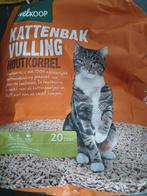Kattenbak vulling houtkorrel 2x 20L, Ophalen, Nieuw