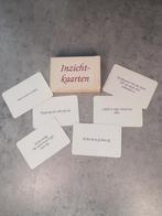 Inzichtkaarten, kaartenset, Boeken, Ophalen of Verzenden, Zo goed als nieuw, Spiritualiteit algemeen, Instructieboek