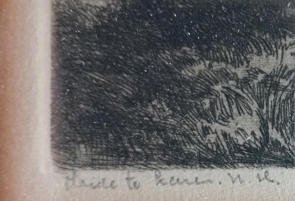 Heide Laren ets Willem Noordijk, Ophalen of Verzenden