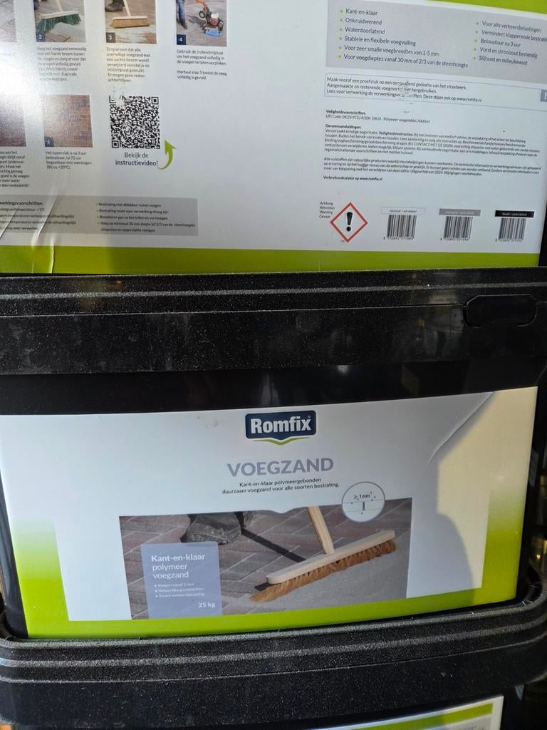 Romfix voegzand, Ophalen, Nieuw, Beton, Overige typen