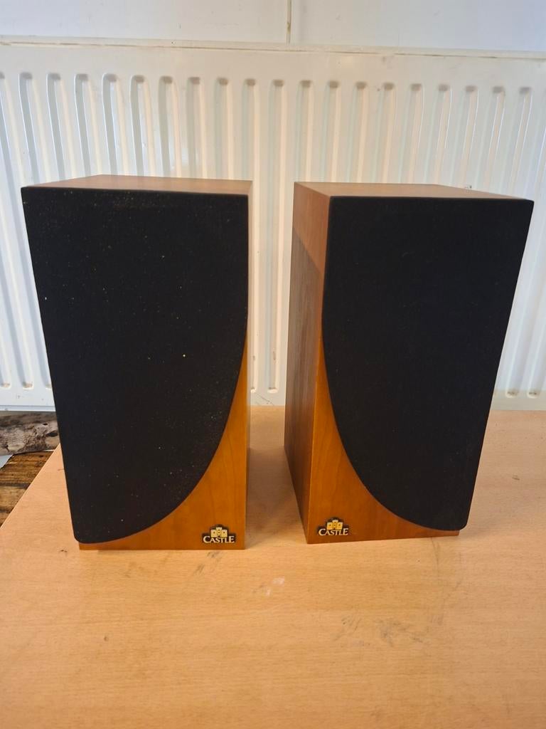 Castle ISIS  Speakers - Houten Afwerking, Ophalen of Verzenden, 60 tot 120 watt, Front, Rear of Stereo speakers, Overige merken