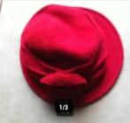 Meisjes hoedje rood, Ophalen of Verzenden, Zo goed als nieuw, One size fits all, Hoed