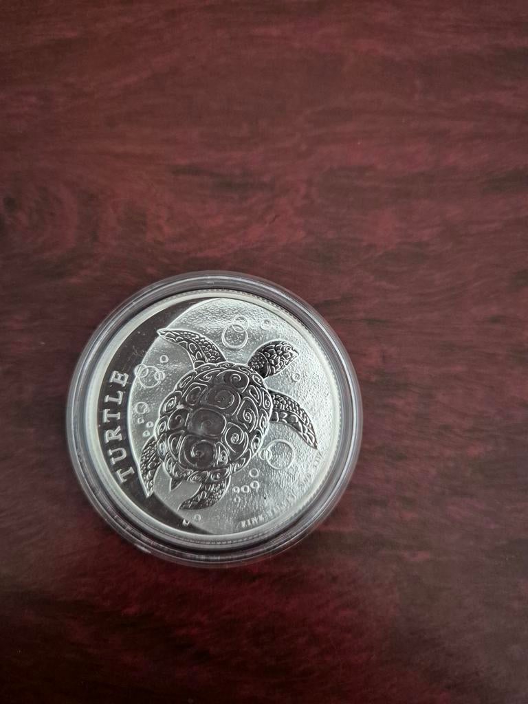 0.999 zilver ounce Niue 2020 Turtle, Postzegels en Munten, Edelmetalen en Baren, Ophalen of Verzenden, Zilver