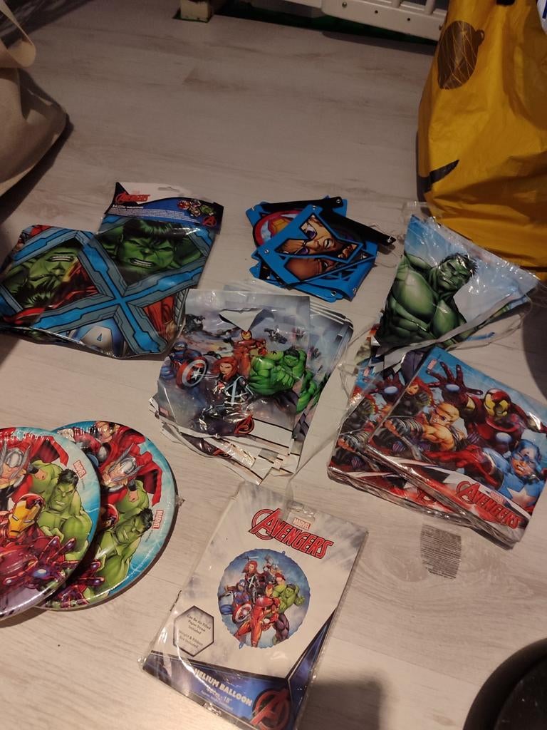 Avengers verjaardag versiering, Ophalen of Verzenden, Nieuw, Jongen of Meisje