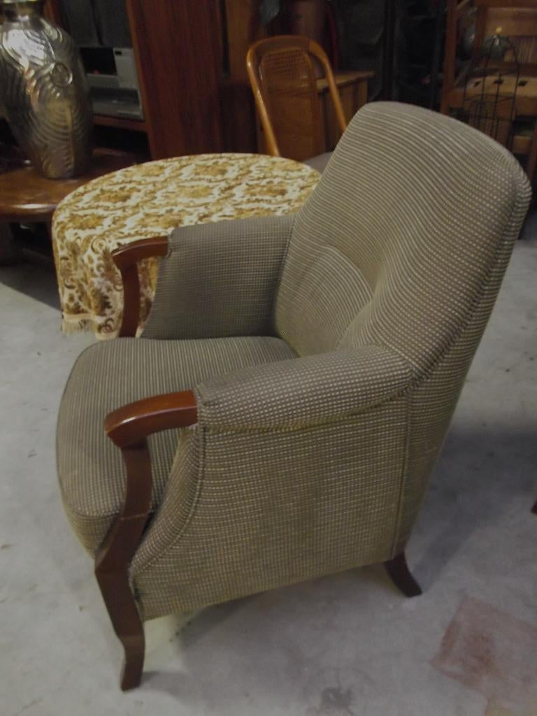Een heel comfortabel zittende fauteuil, Huis en Inrichting, Fauteuils, Ophalen, 75 tot 100 cm, Zo goed als nieuw, Semi klassiek