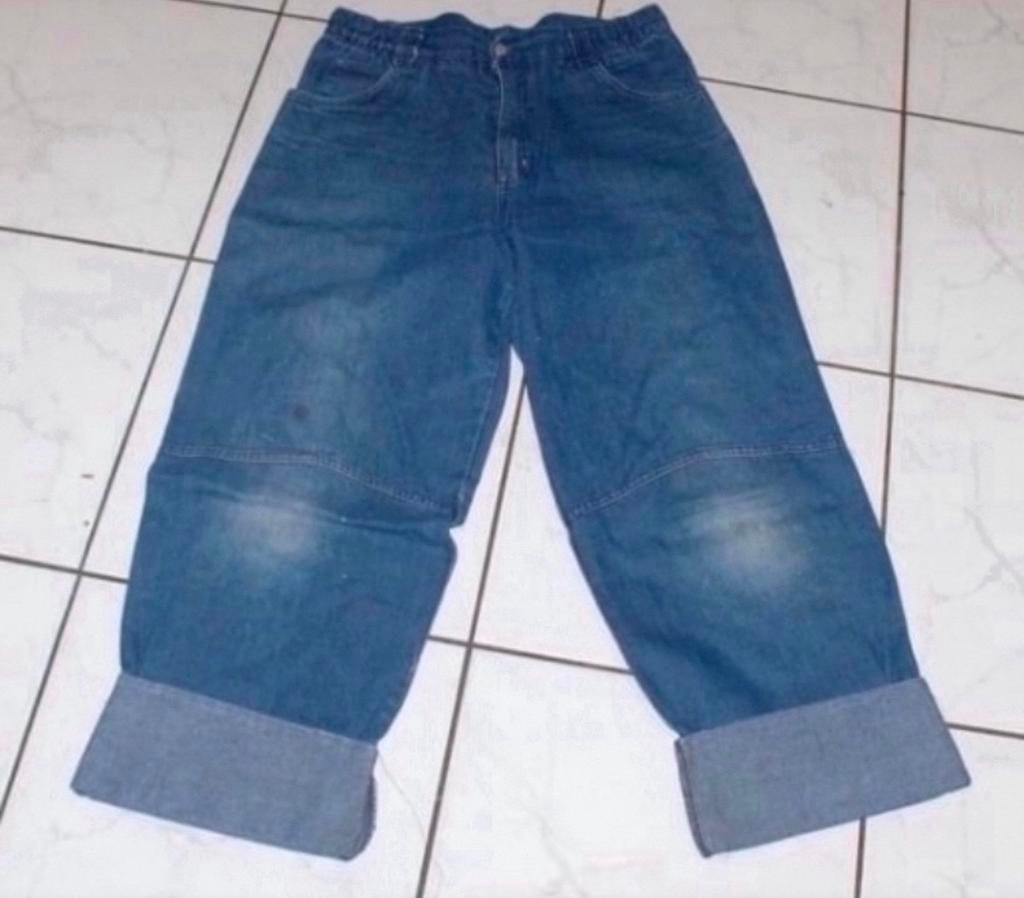 Meisjes spijker capri/ driekwart broek. Maat 176, Kinderen en Baby's, Kinderkleding | Maat 176, Ophalen of Verzenden, Gebruikt