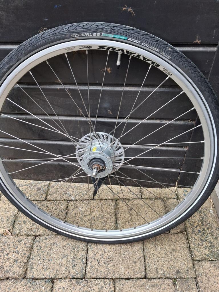 Fiets voorwiel, Ophalen