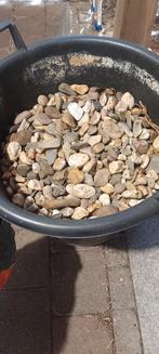 Kiezel wit en zwart, Tuin en Terras, Grind, Keien en Split, Ophalen, Overige materialen, Gebruikt, Wit