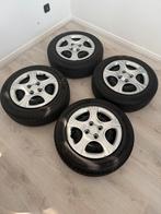 4x Banden voor Kia Picanto - Zomerbanden met wieldoppen, Ophalen, 14 inch, Gebruikt, 175 mm