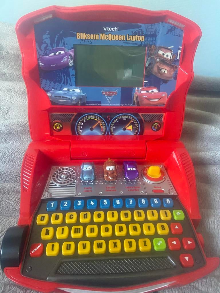 VTech Bliksem McQueen Laptop - Educatief Speelgoed, Ophalen of Verzenden, Gebruikt, Jongen of Meisje
