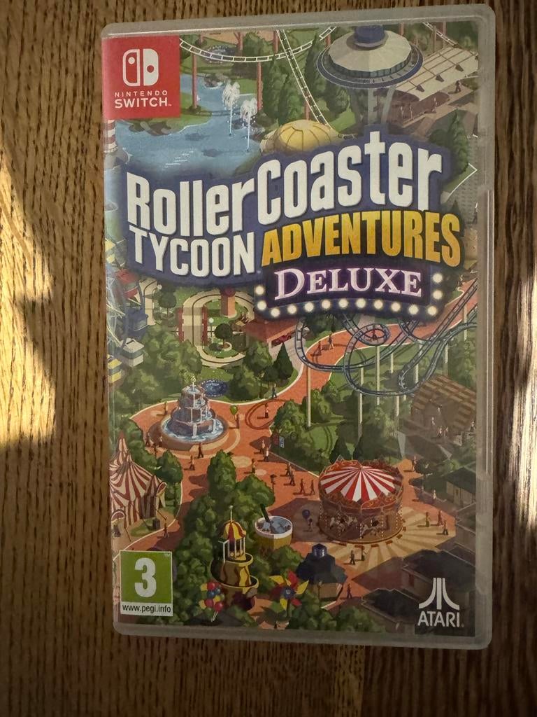 Nintendo Switch spel: Rollercoaster Tycoon Adventures Deluxe, Spelcomputers en Games, Games | Nintendo Switch, Zo goed als nieuw