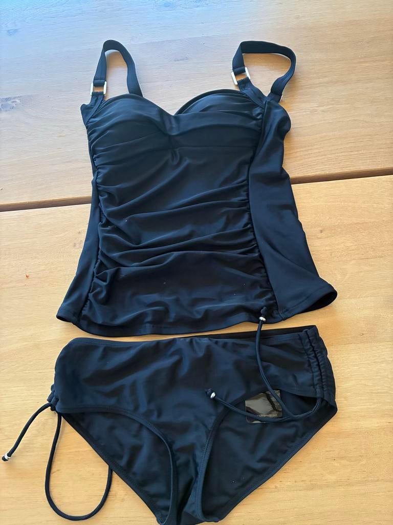 Nieuwe zwarte tankini maat 38 Beachwave/Sassa, Ophalen of Verzenden, Nieuw, Zwart, Overige typen