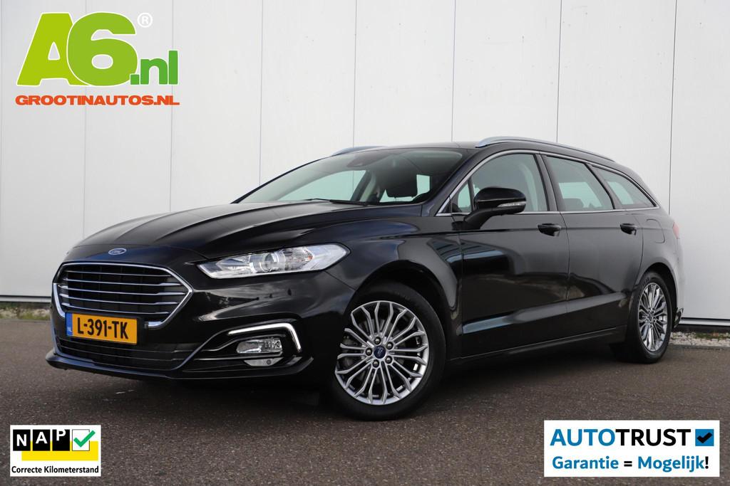 Ford Mondeo Wagon 2.0 IVCT HEV Titanium 17 inch LMV Carplay, 188 pk, Stof, Gebruikt, 4 cilinders