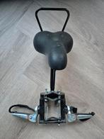 Buiszadel stangzadel kinderzitje voorzitje damesfiets, Ophalen of Verzenden, Gebruikt, Onbekend, Voetsteuntjes