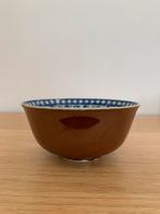 Antieke Batavia Ware Kom - Blauw en Wit Porselein, Antiek en Kunst, Antiek | Keramiek en Aardewerk, Ophalen of Verzenden