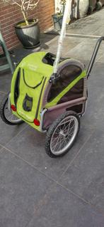 Honden fietskar Doggyride Mini20 Trailer groen- Britch lite, Ophalen, Hondenkar