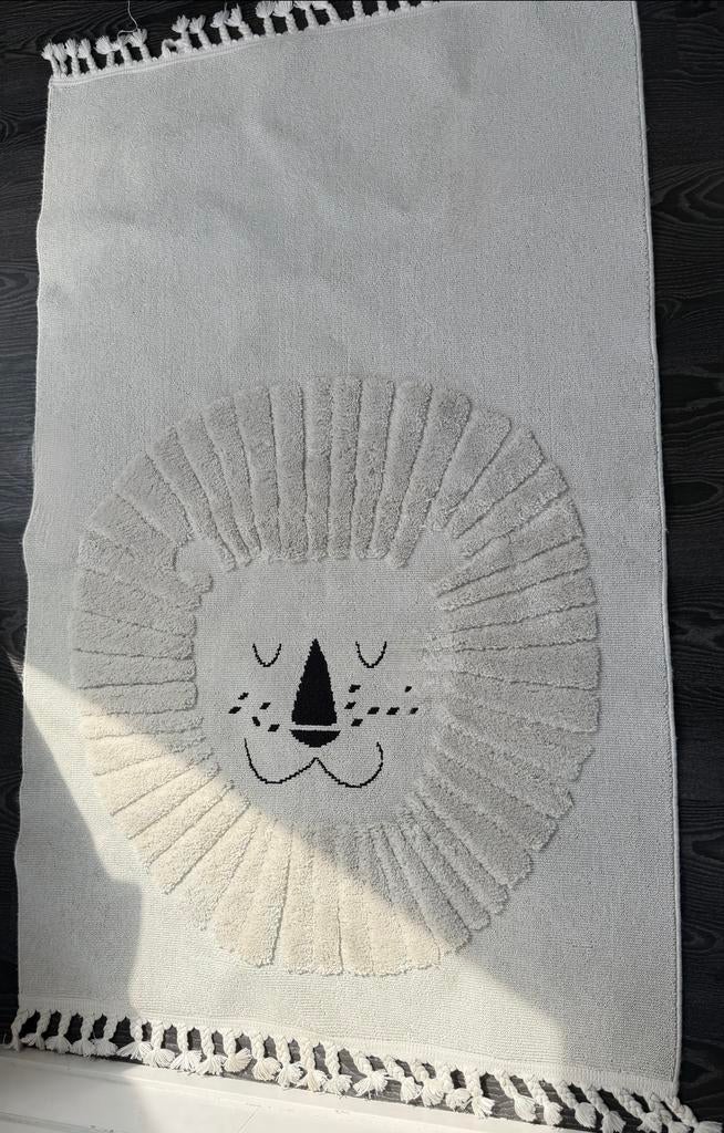 Kindervloerkleed Leeuw benuta 120x180 cm, Ophalen, 100 tot 150 cm, Wit, Nieuw