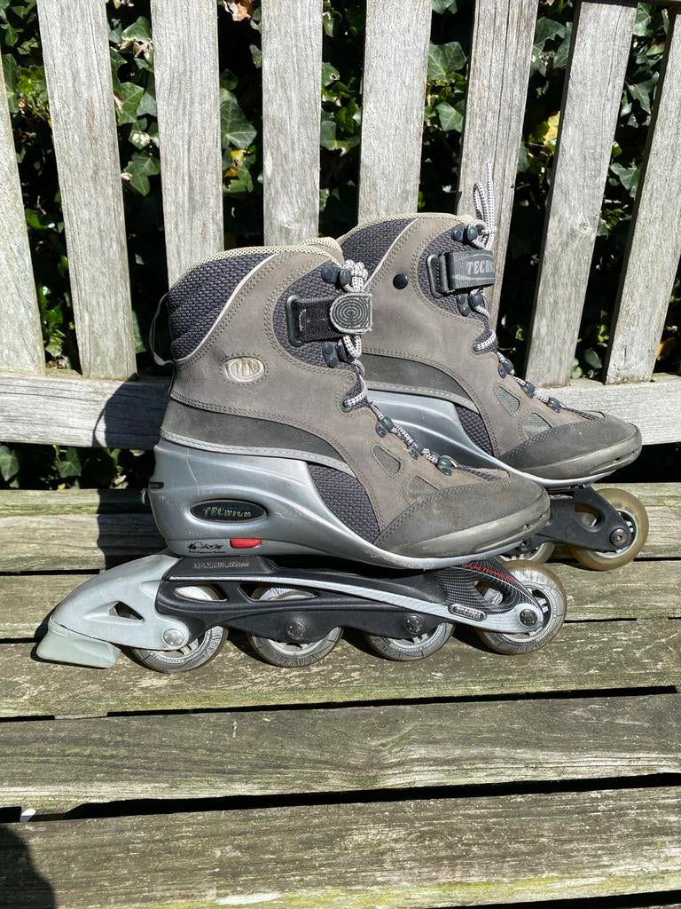 Tecnica Inline Skates Grijs/Zilver - Maat 40 EU / 9 US, Overige merken, Gebruikt, Tecnica, Ophalen of Verzenden