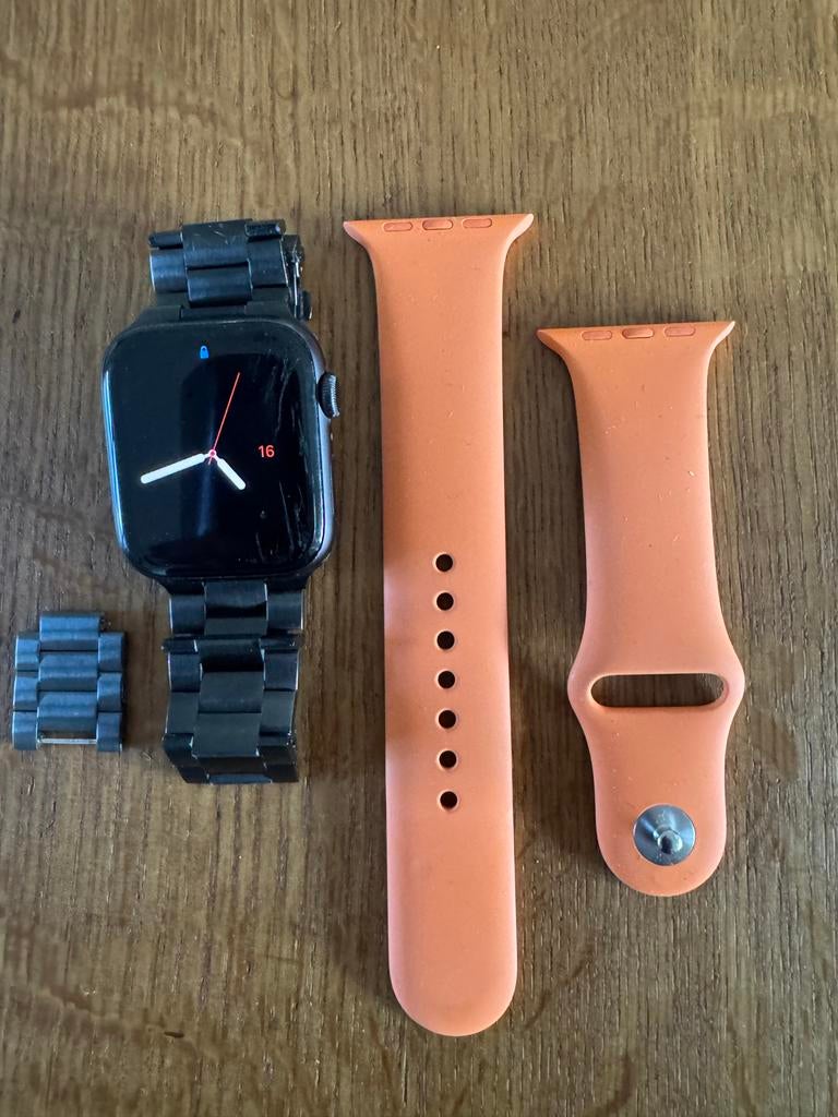 Apple Watch SE (1e generatie) - Zwart met extra bandje, Ophalen, Zwart, IOS, Waterdicht