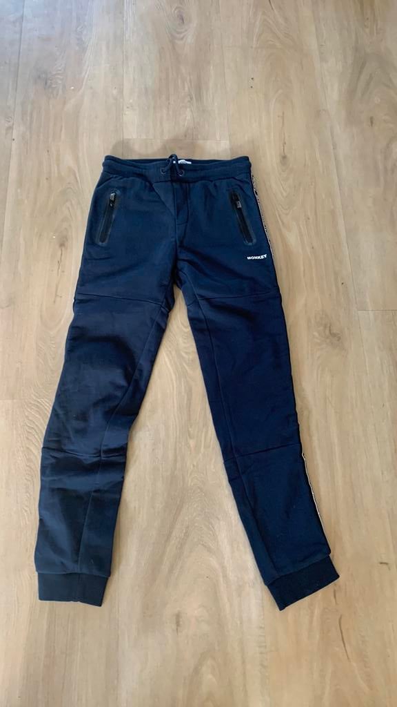 Monkey trainingsbroek maat 164, Ophalen, Gedragen, Blauw, Overige jeansmaten