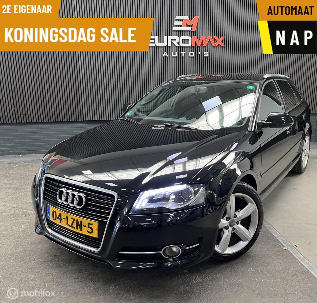 Audi A3 Sportback 1.4 TFSI Attraction Pro 2e Eigenaar - NAP, Euro 5, 125 pk, Gebruikt, Zwart
