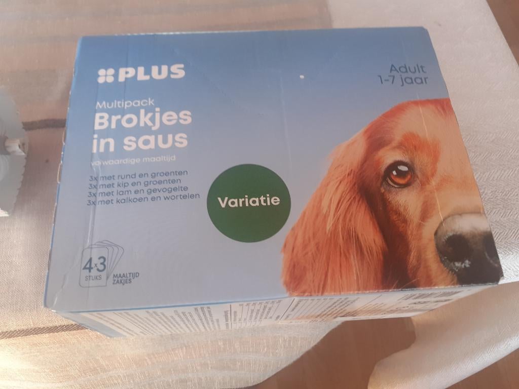 Plus Multipack brokjes in saus, Dieren en Toebehoren, Dierenvoeding, Ophalen of Verzenden, Hond