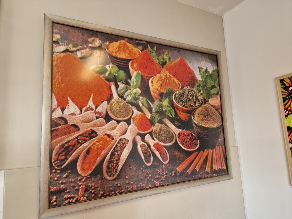 Kruidenschilderij, Ophalen