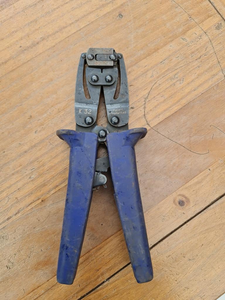 Klauke K32 krimptang, Ophalen, Gebruikt