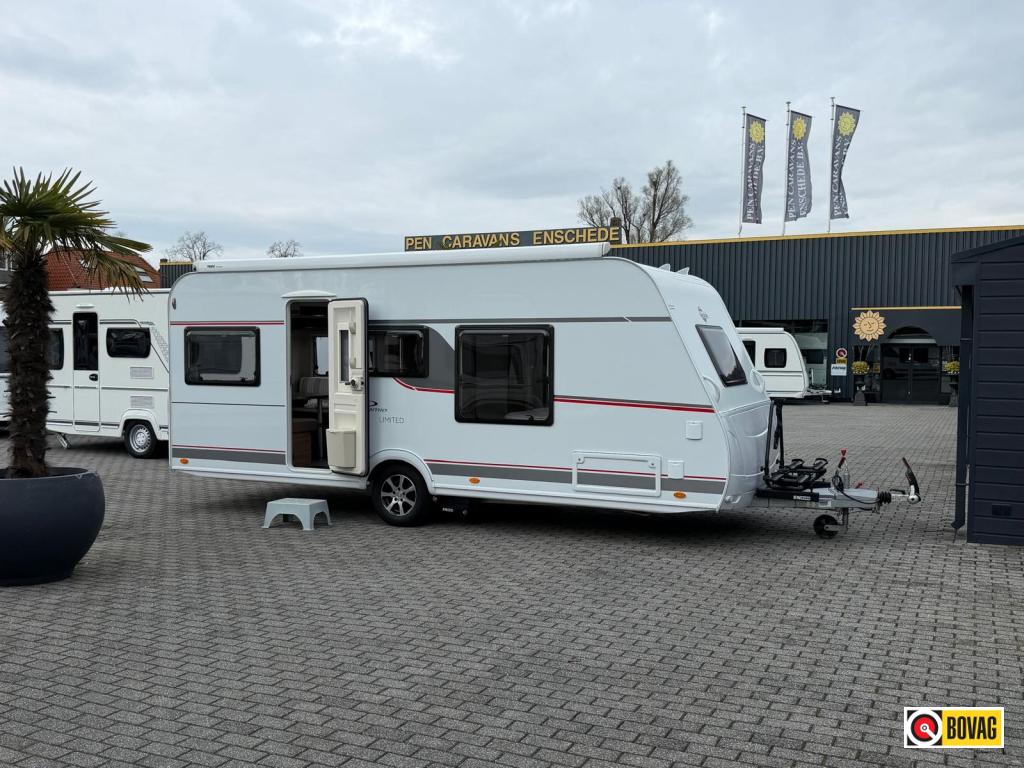 Bürstner Premio Limited 490 TS, Caravans en Kamperen, Caravans, Bedrijf, tot en met 4, 1000 - 1250 kg, Treinzit, Bürstner, Lengtebed