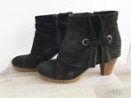 Sexy zwarte enkellaarsjes met hoge hakken maat 39, Zwart, Lage of Enkellaarzen, Ophalen of Verzenden, Zo goed als nieuw