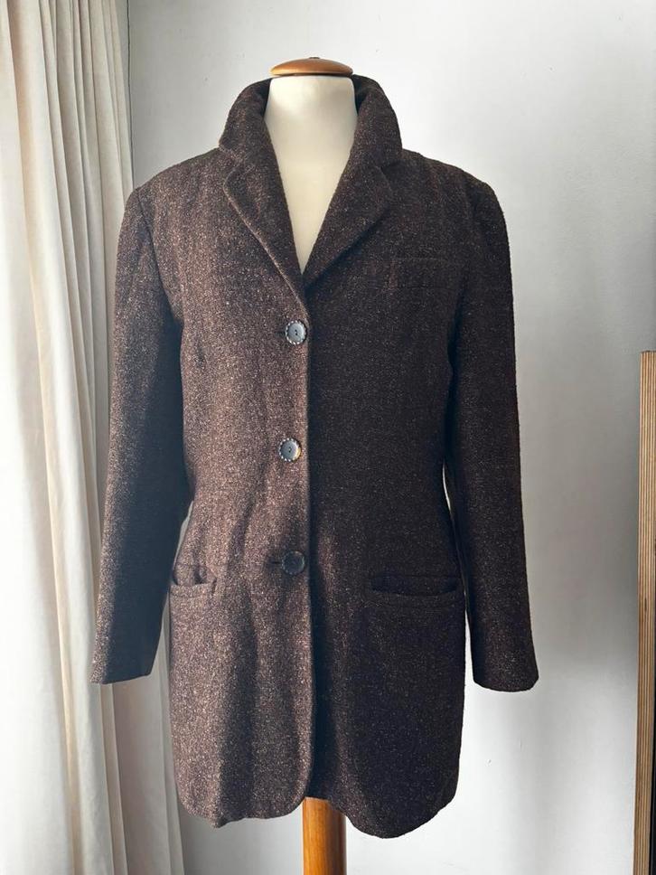 Choice Steilmann mt 36- vintage wollen blazer - jaren 90, Kleding | Dames, Jasjes, Kostuums en Pakken, Gedragen, Jasje, Maat 36 (S)