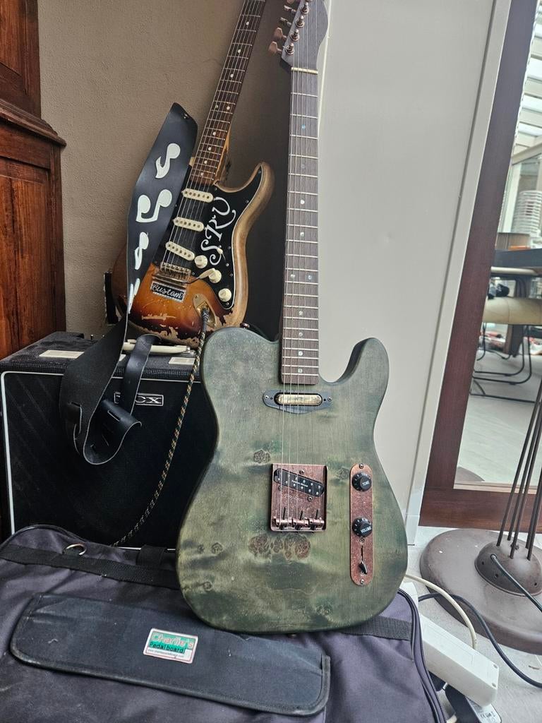 Uniek Telecaster Project - Custom Gebouwd, Muziek en Instrumenten, Snaarinstrumenten | Gitaren | Elektrisch, Nieuw, Solid body