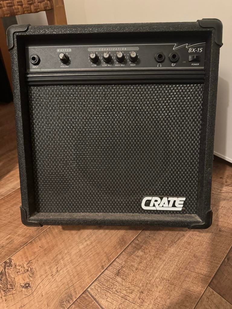 Crate BX-15 Basgitaar Versterker - Compact en Krachtig, Muziek en Instrumenten, Ophalen of Verzenden, Gebruikt, Basgitaar, Minder dan 50 watt