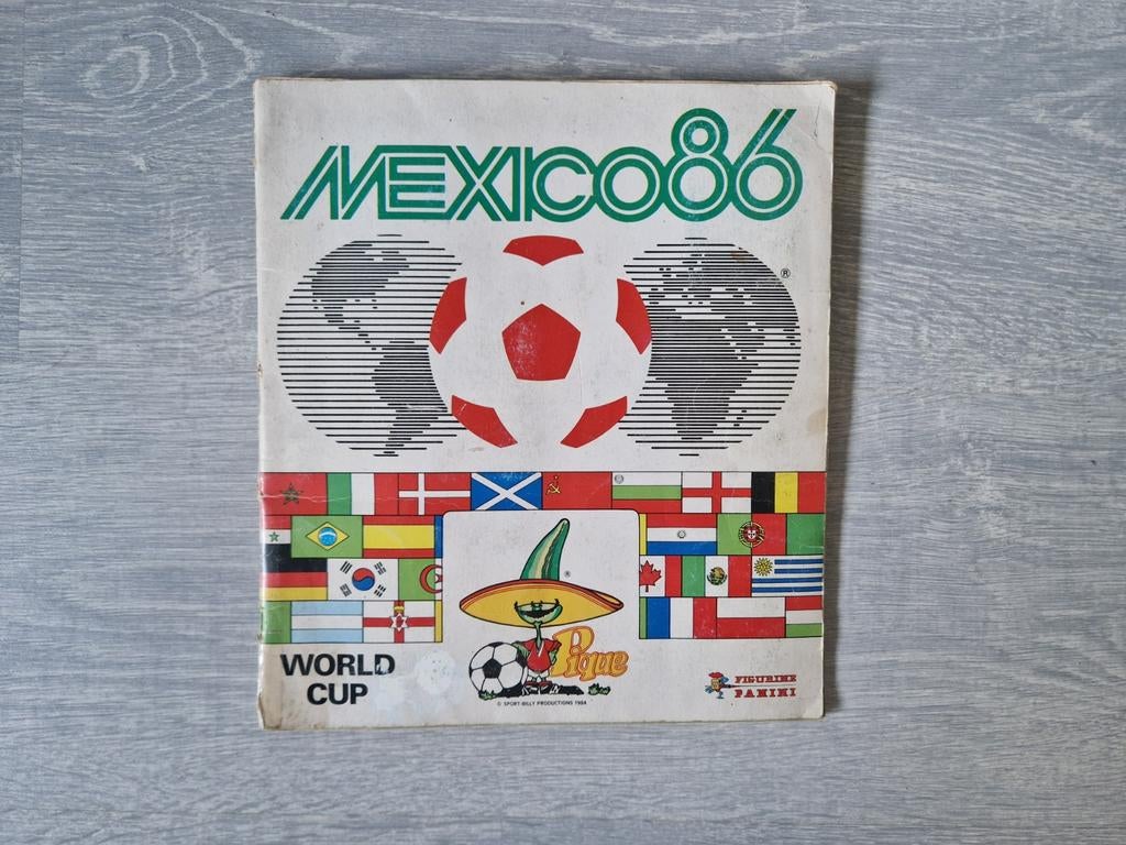 COMPLEET Panini Mexico 86 album FIFA WK 1986, Verzamelen, Ophalen of Verzenden, Buitenlandse clubs, Poster, Plaatje of Sticker