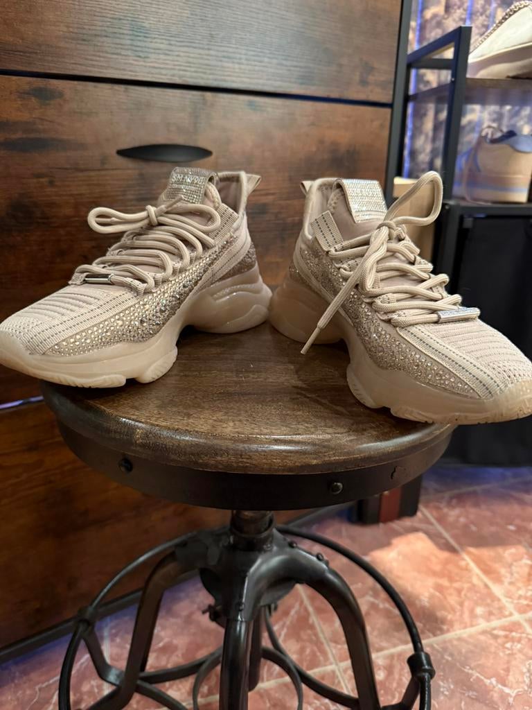 Sneakers 38 steve Madden, Ophalen, Zo goed als nieuw, Zwart, Sneakers of Gympen