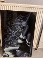 Glazen schilderij, Ophalen of Verzenden, Zo goed als nieuw, 50 tot 75 cm, Schilderij