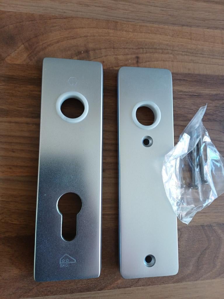 HOPPE massief veiligheid schilden set PC 72  235/234, Doe-het-zelf en Verbouw, Hang- en Sluitwerk, Ophalen of Verzenden, Nieuw