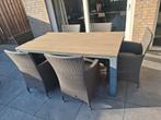 Tuinset Bois le Duc 6-delig inclusief kussens, Tuin en Terras, Tuinsets en Loungesets, Gebruikt, 6 zitplaatsen, Ophalen of Verzenden