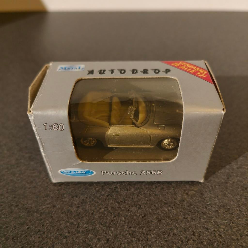 Welly Autodrop Porsche 356B Schaalmodel 1:60, Ophalen of Verzenden, Nieuw, Auto