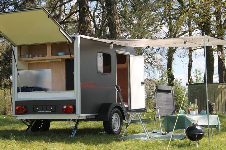 Minicaravan | Teardrop caravan 750kg, Caravans en Kamperen, Caravans, Particulier, tot en met 2, 500 - 750 kg, Overige, Overige merken