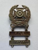 WWII Award RIFLE COASTAL ARTILERY Qualification Badge, Ophalen of Verzenden, Zo goed als nieuw