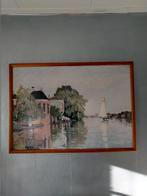 Schilderij van Claude Monet., Ophalen of Verzenden, Zo goed als nieuw, Schilderij, 75 cm of meer