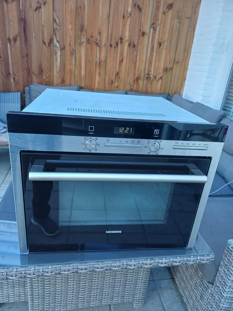 Siemens Inbouw Oven met Magnetronfunctie - Zo goed als nieuw, Witgoed en Apparatuur, Ovens, 45 tot 60 cm, Oven, Ophalen of Verzenden