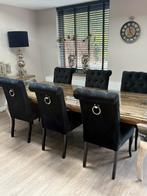Eethoek met 6 stoelen van rofra, Ophalen, Zo goed als nieuw, 4 tot 6 stoelen