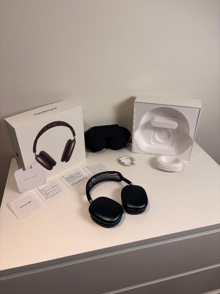 Airpods max midnight NIEUW ONGEBRUIKT, Audio, Tv en Foto, Koptelefoons, Overige merken, Bluetooth, Nieuw, Ophalen of Verzenden