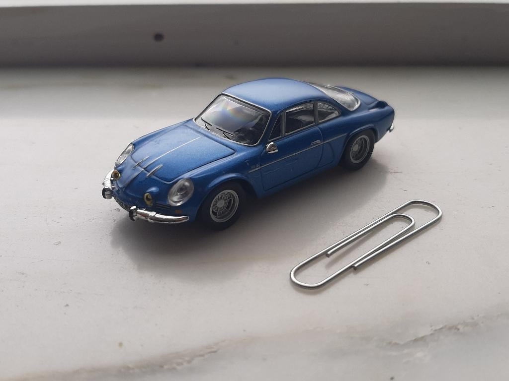 Mooie blauwe Alpine A110 schaal 1:43, Ophalen of Verzenden, Zo goed als nieuw, Auto, Overige merken