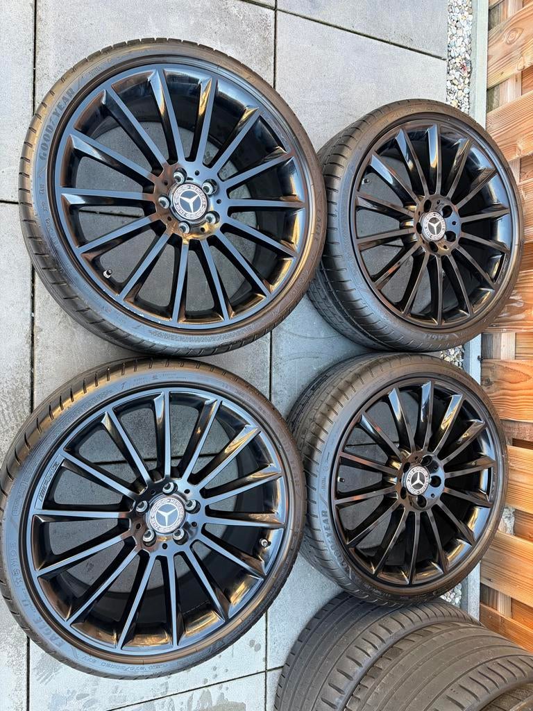W213 S213 AMG MULTISPAAKS 20 INCH EVENTUEEL OOK LOS TE KOOP!, Gebruikt, 275 mm, Banden en Velgen, Ophalen of Verzenden